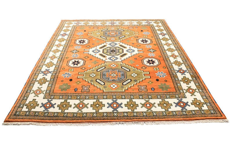 Orientalsk tæppe - 304 x 249 cm - orange