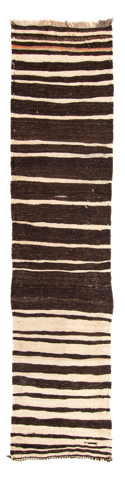 Løber Kelim-tæppe - gammelt - 305 x 75 cm - flerfarvet