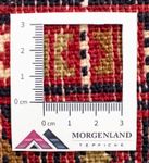 Løber Turkaman-tæppe - 100 x 50 cm - rød