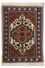 Persisk tæppe - Nomadisk - 55 x 39 cm - lys brun