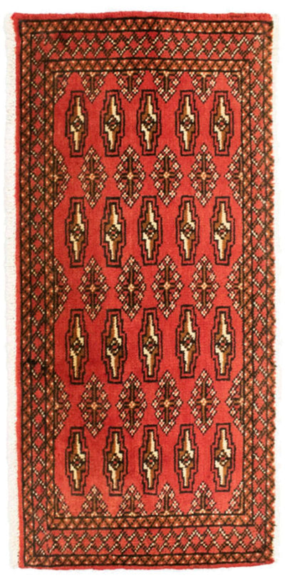 Turkaman-tæppe 50x100cm - Persisk tæppe