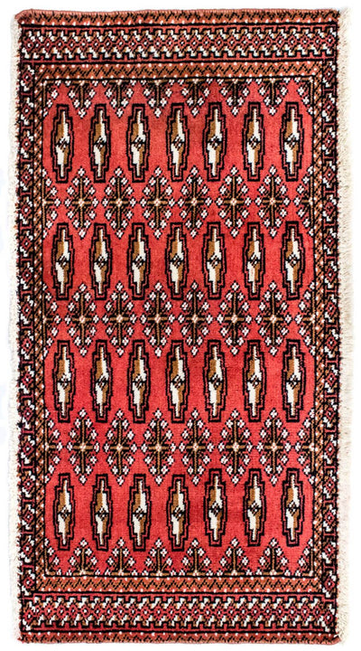 Turkaman-tæppe 50x100cm - Persisk tæppe