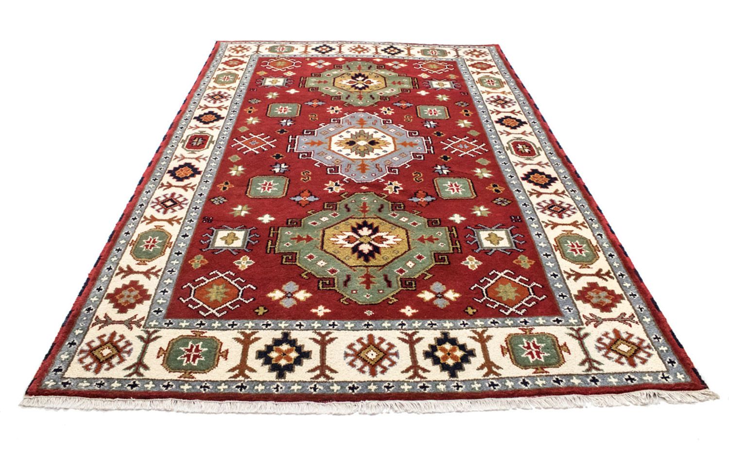Orientalsk tæppe - 302 x 202 cm - rød