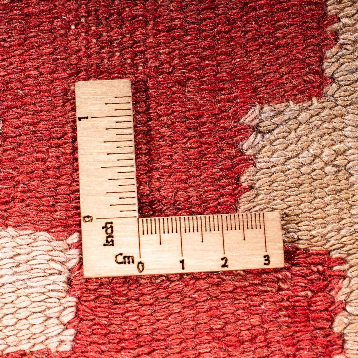 Kelim-tæppe - gammelt - 220 x 160 cm - flerfarvet