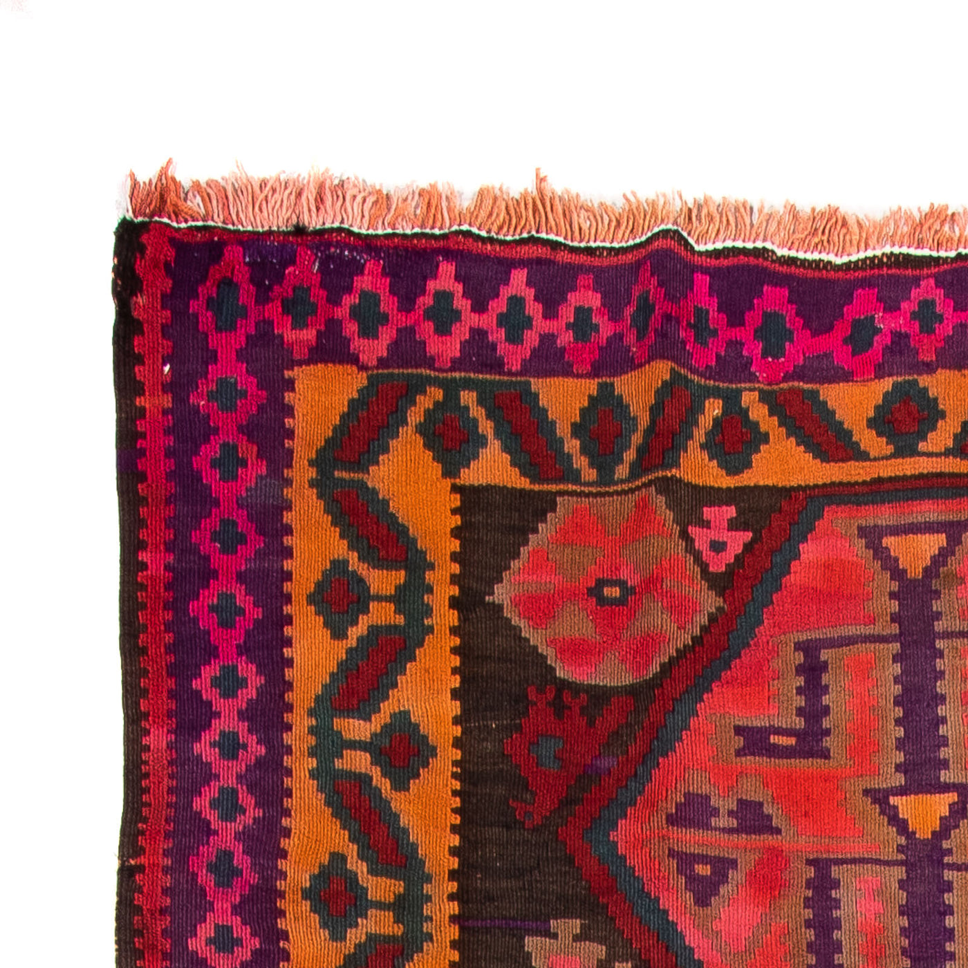 Antikt kilim Tæppe 375x142cm