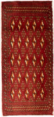 Turkaman-tæppe 130x60cm - Persisk tæppe