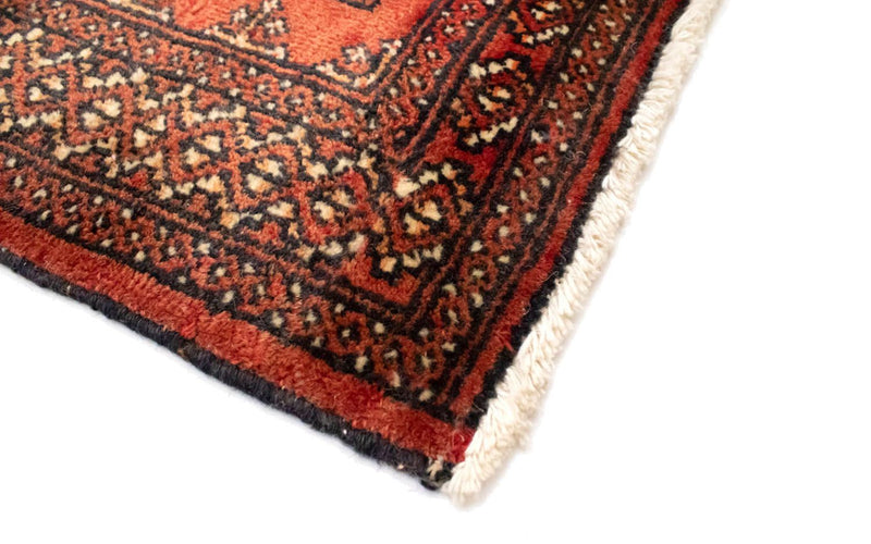 Turkaman-tæppe - 130 x 60 cm - rød