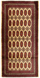 Turkaman-tæppe 130x60cm - Persisk tæppe
