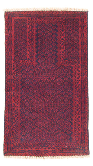 Baluch-tæppe - Bøn tæppe - 140 x 76 cm - blå