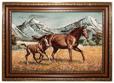 Billede tæppe 60x85cm - Orientalsk tæppe