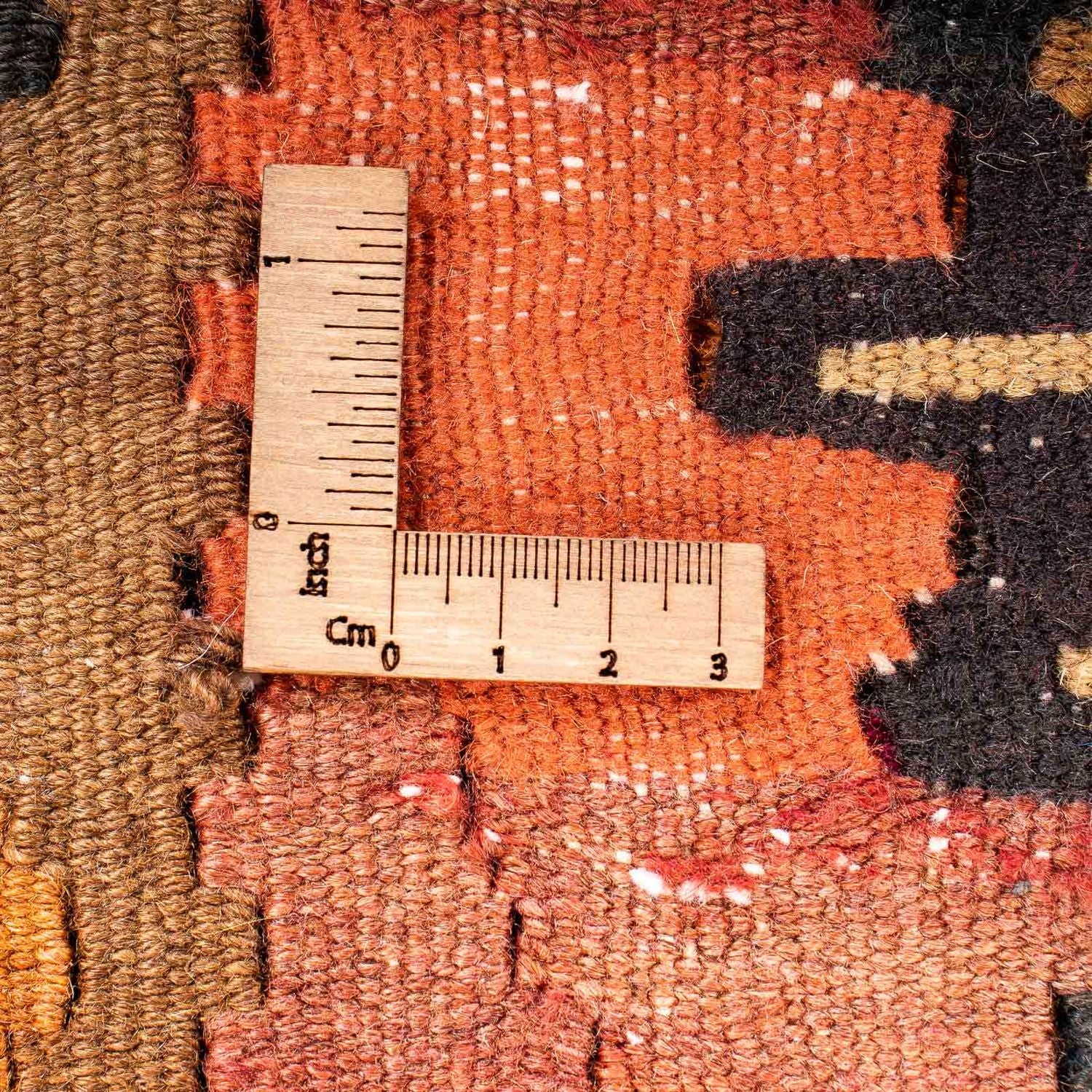 Løber Kelim-tæppe - gammelt - 330 x 130 cm - flerfarvet