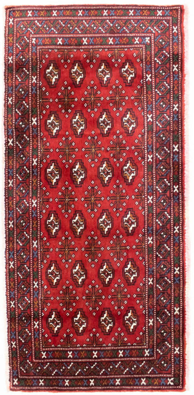 Turkaman-tæppe 60x130cm - Persisk tæppe