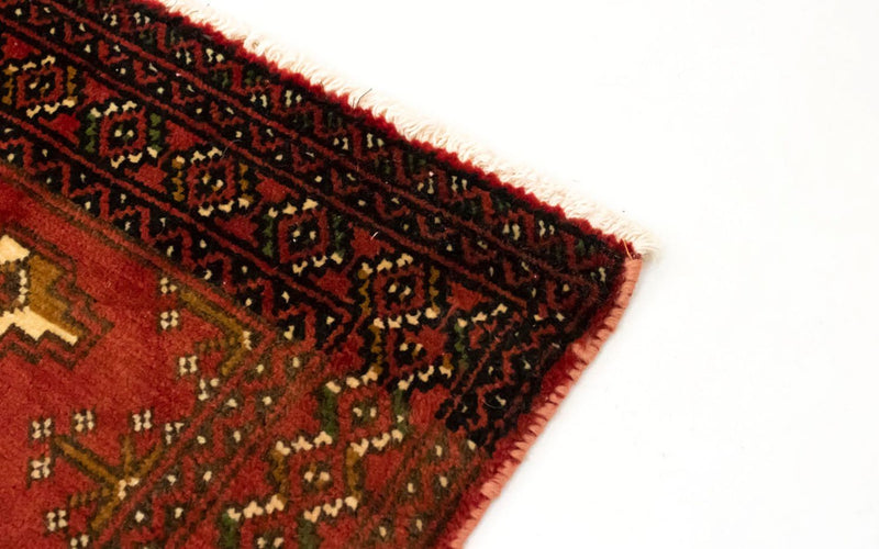 Turkaman-tæppe - 130 x 60 cm - rust