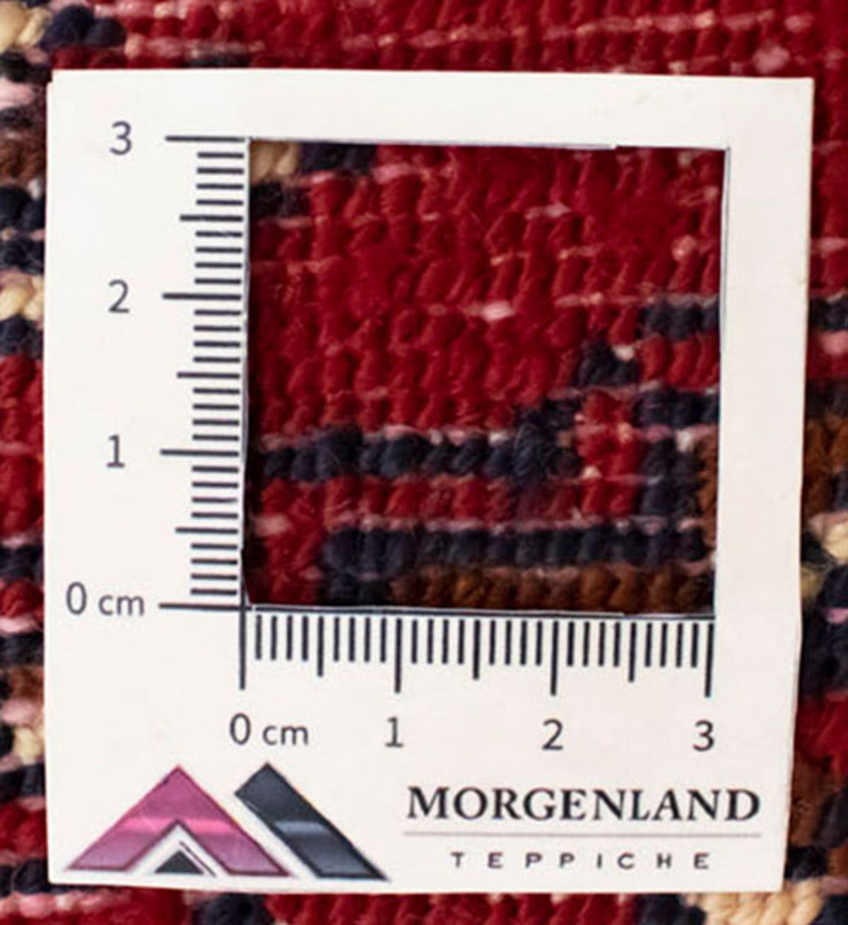 Turkaman-tæppe - 130 x 60 cm - rød