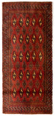 Turkaman-tæppe 130x60cm - Persisk tæppe