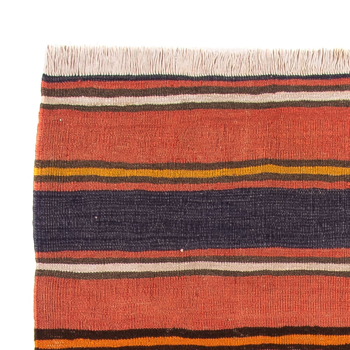 Kelim-tæppe - gammelt - 200 x 150 cm - flerfarvet