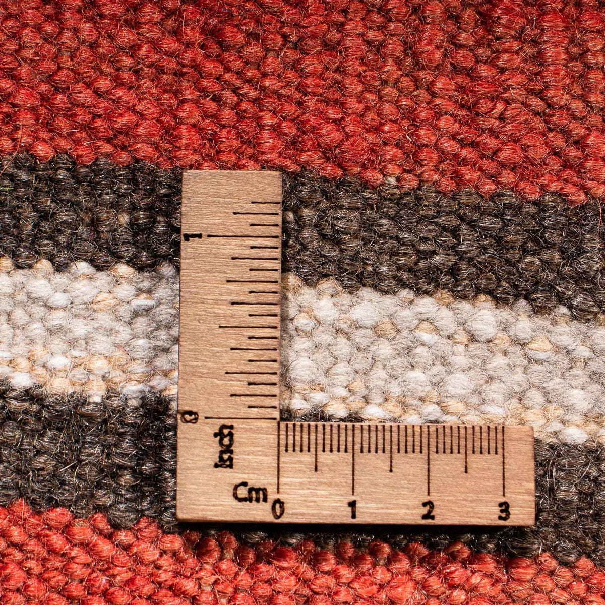 Kelim-tæppe - gammelt - 200 x 150 cm - flerfarvet