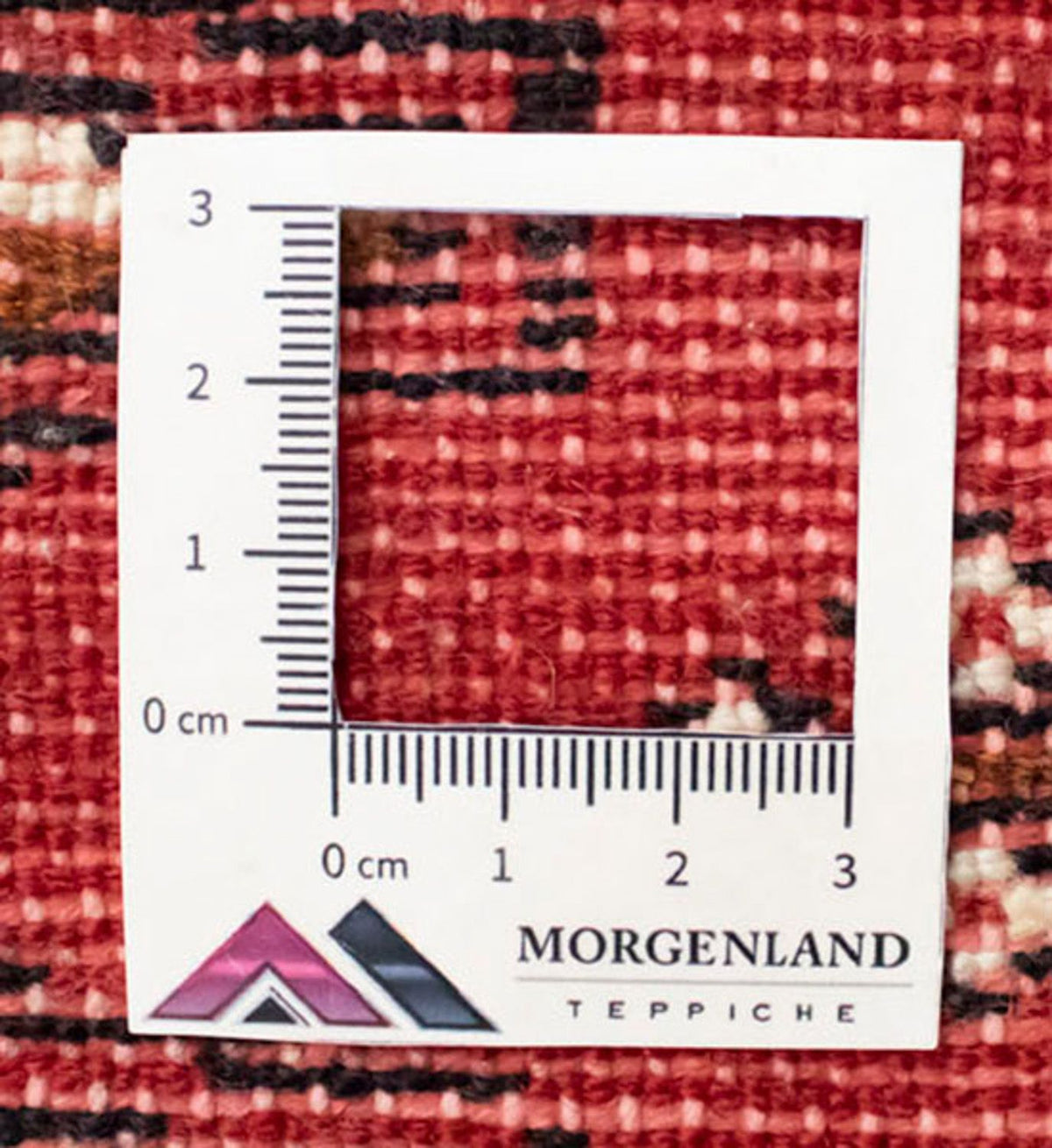 Turkaman-tæppe - 130 x 60 cm - rød