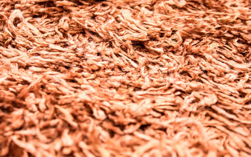 Tæppe med høj pæl - 332 x 178 cm - orange