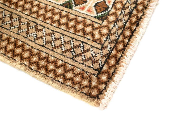 Turkaman-tæppe - 130 x 60 cm - beige