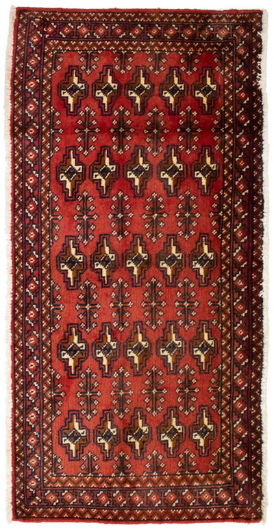 Turkaman-tæppe 60x130cm - Persisk tæppe