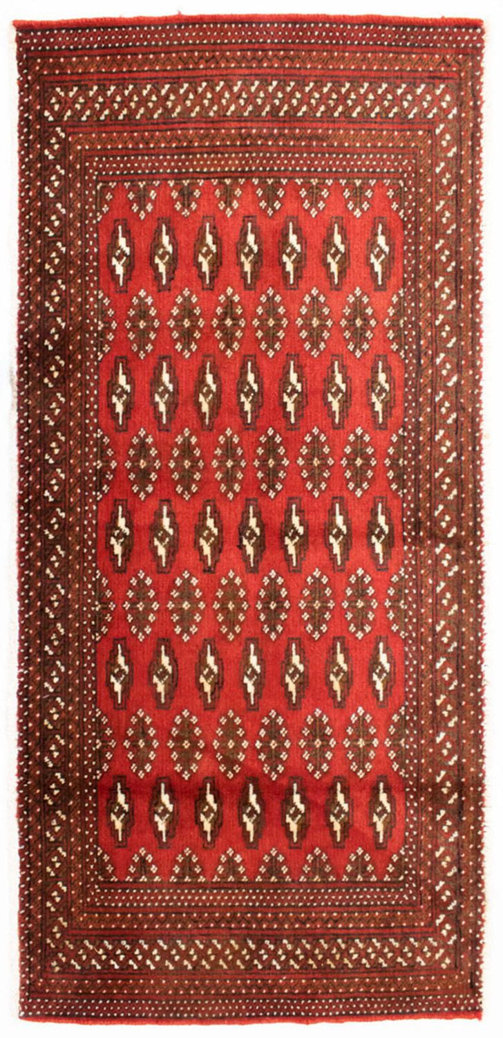 Turkaman-tæppe - 130 x 60 cm - rust