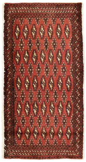 Turkaman-tæppe - 130 x 60 cm - rust