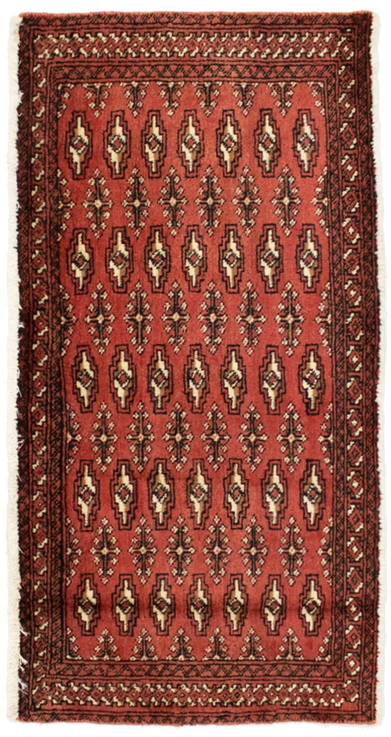 Turkaman-tæppe - 130 x 60 cm - rust
