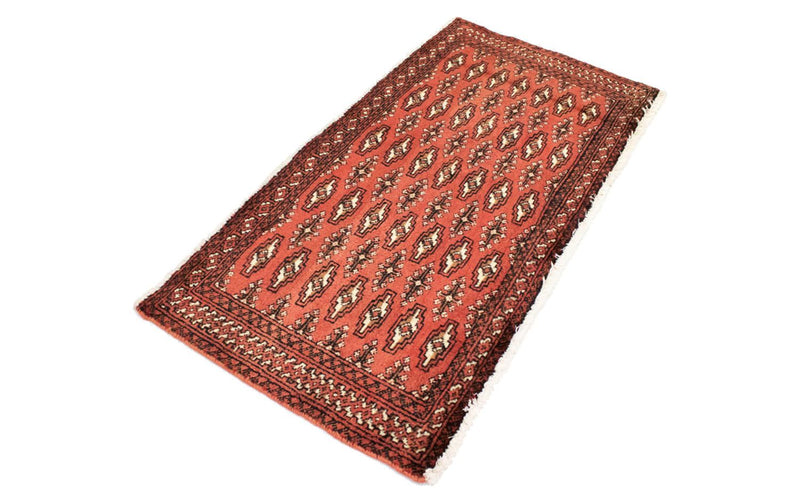 Turkaman-tæppe - 130 x 60 cm - rust