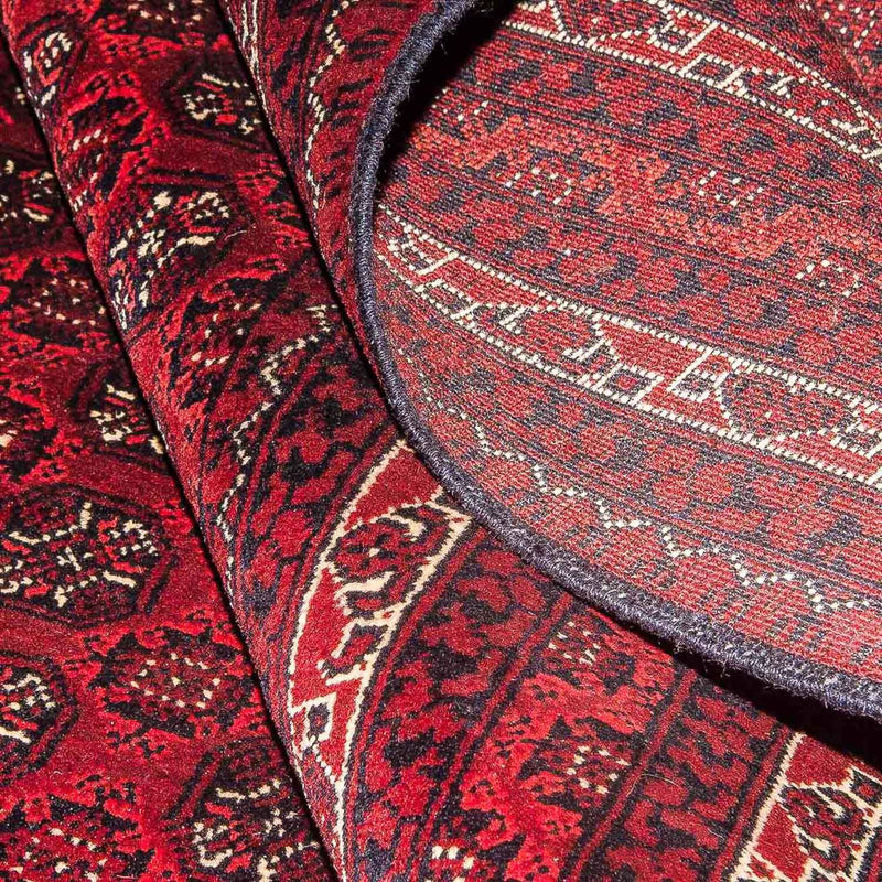 Afghansk tæppe - Bukhara - 301 x 197 cm - rød