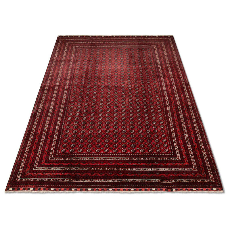 Afghansk tæppe - Bukhara - 301 x 197 cm - rød