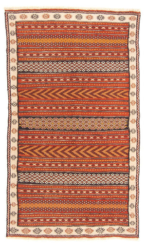 Kelim-tæppe - orientalsk - 165 x 97 cm - flerfarvet
