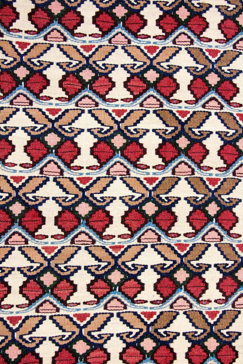 Kelim-tæppe - orientalsk - 143 x 105 cm - flerfarvet