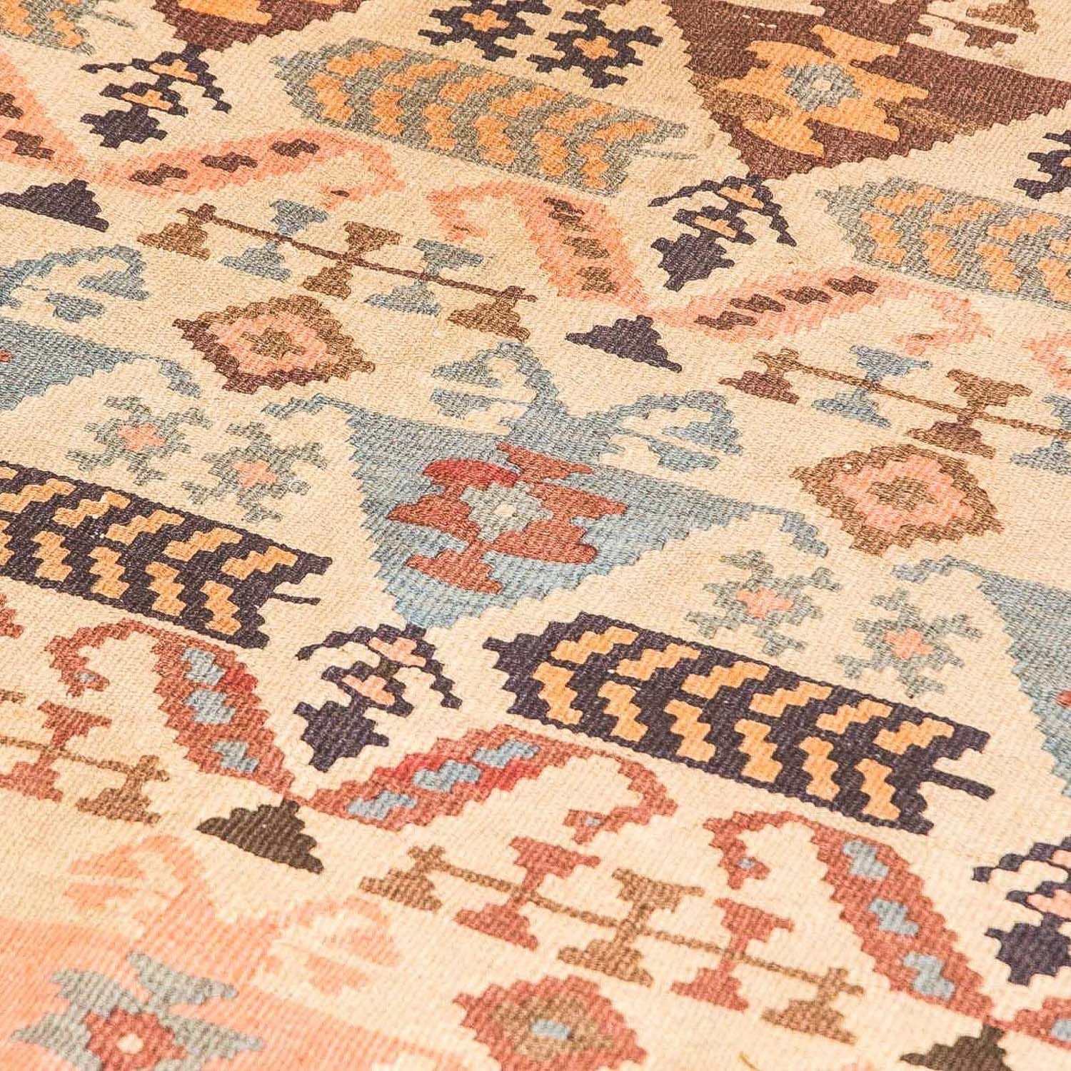 Løber Kelim-tæppe - gammelt - 195 x 108 cm - beige