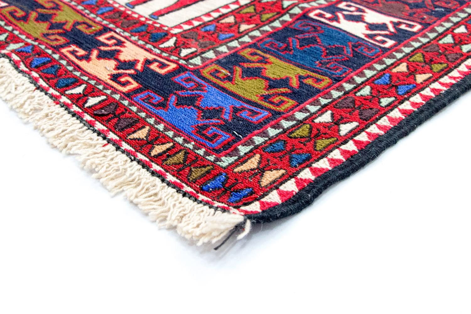 Kelim-tæppe - orientalsk - 212 x 118 cm - beige