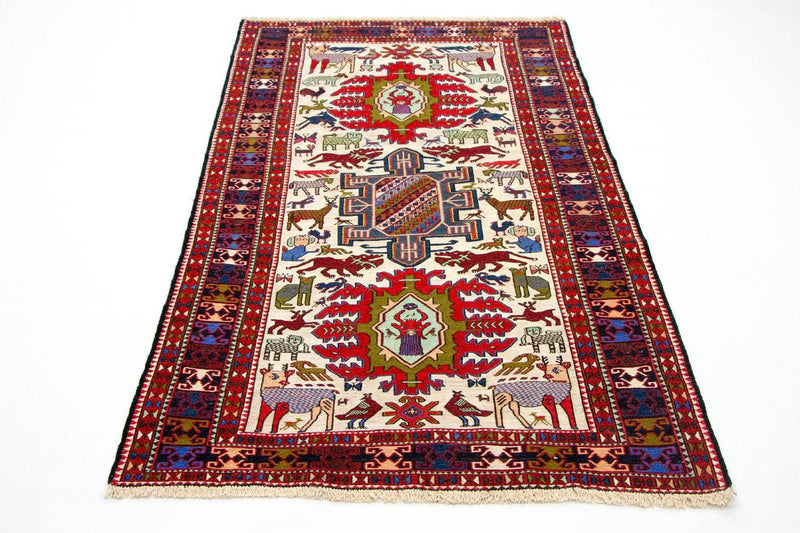 Kelim-tæppe - orientalsk - 212 x 118 cm - beige