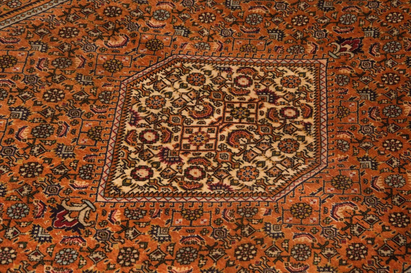 Persisk tæppe - Bijar - 190 x 127 cm - lys brun