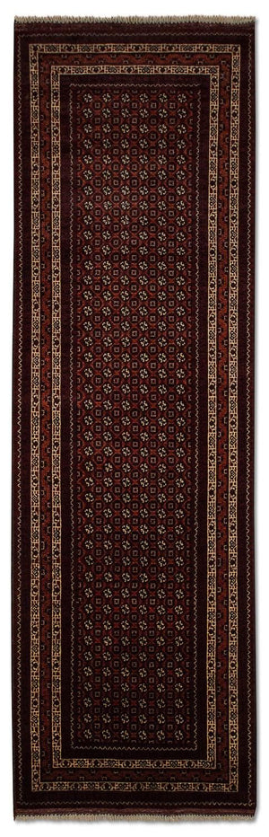 Løber Afghansk tæppe - Bukhara - 292 x 86 cm - rød