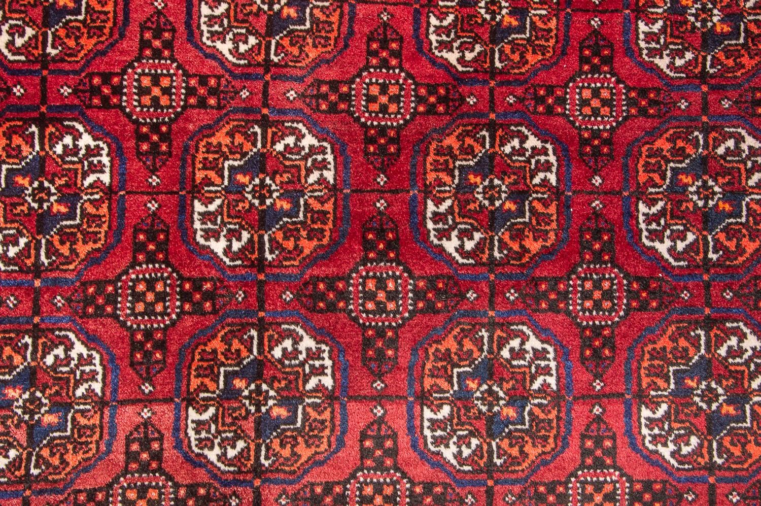 Løber Afghansk tæppe - Bukhara - 292 x 86 cm - rød