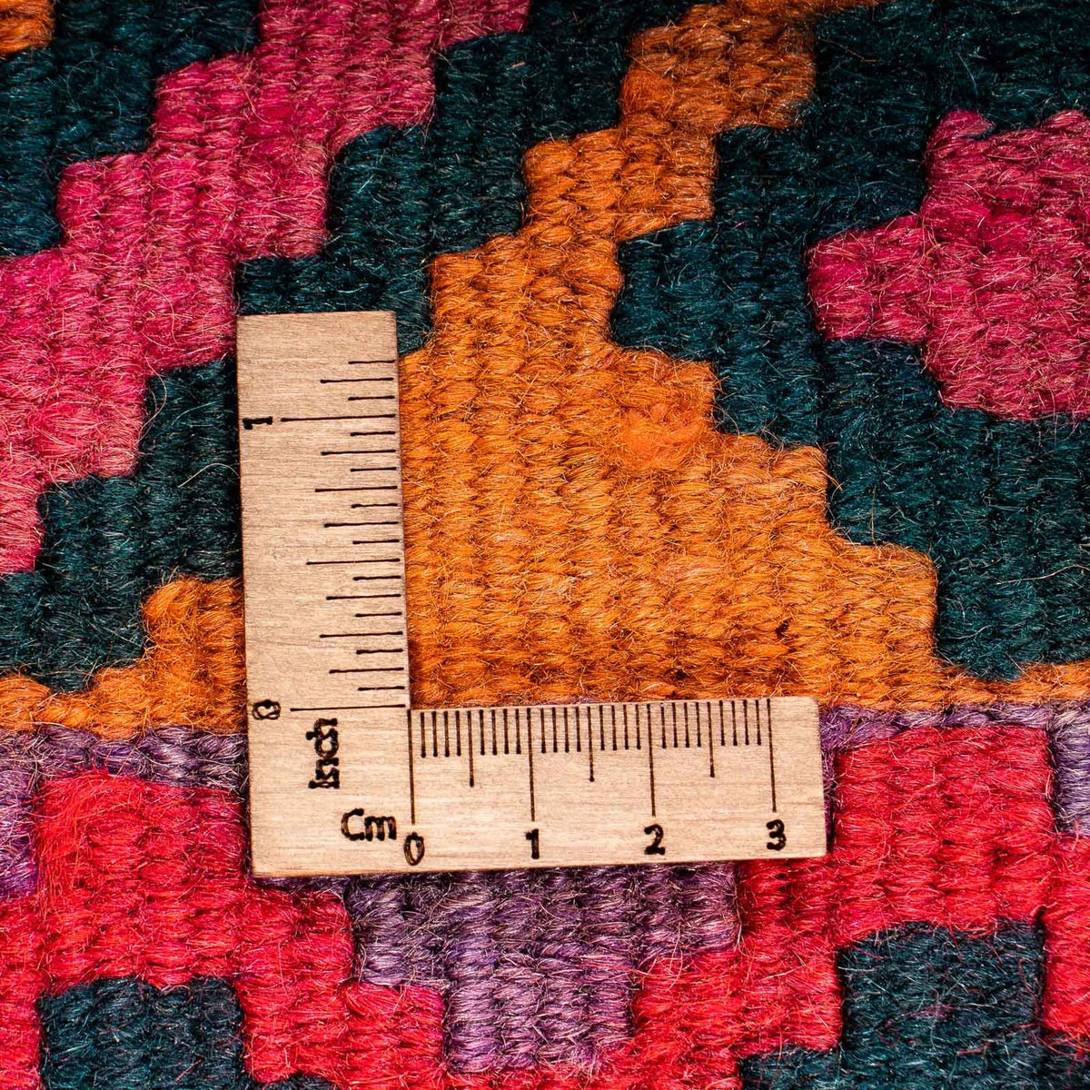 Løber Kelim-tæppe - gammelt - 335 x 150 cm - flerfarvet