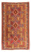 Kelim-tæppe - gammelt - 285 x 180 cm - flerfarvet