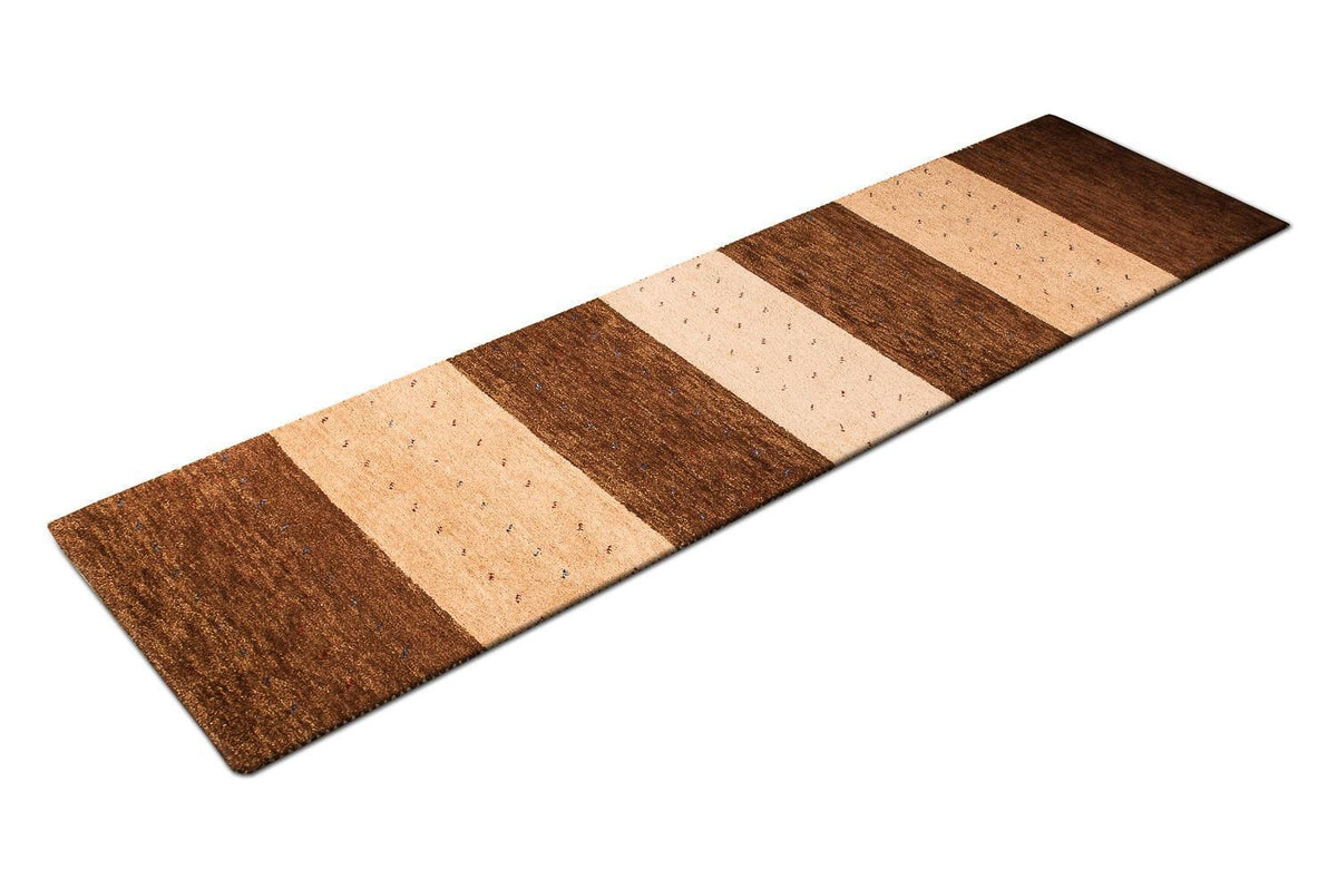 Løber Gabbeh-tæppe - Indus - 302 x 82 cm - flerfarvet