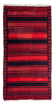 Løber Kelim-tæppe - gammelt - 325 x 165 cm - flerfarvet