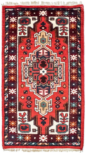 Orientalsk tæppe - 160 x 90 cm - rød