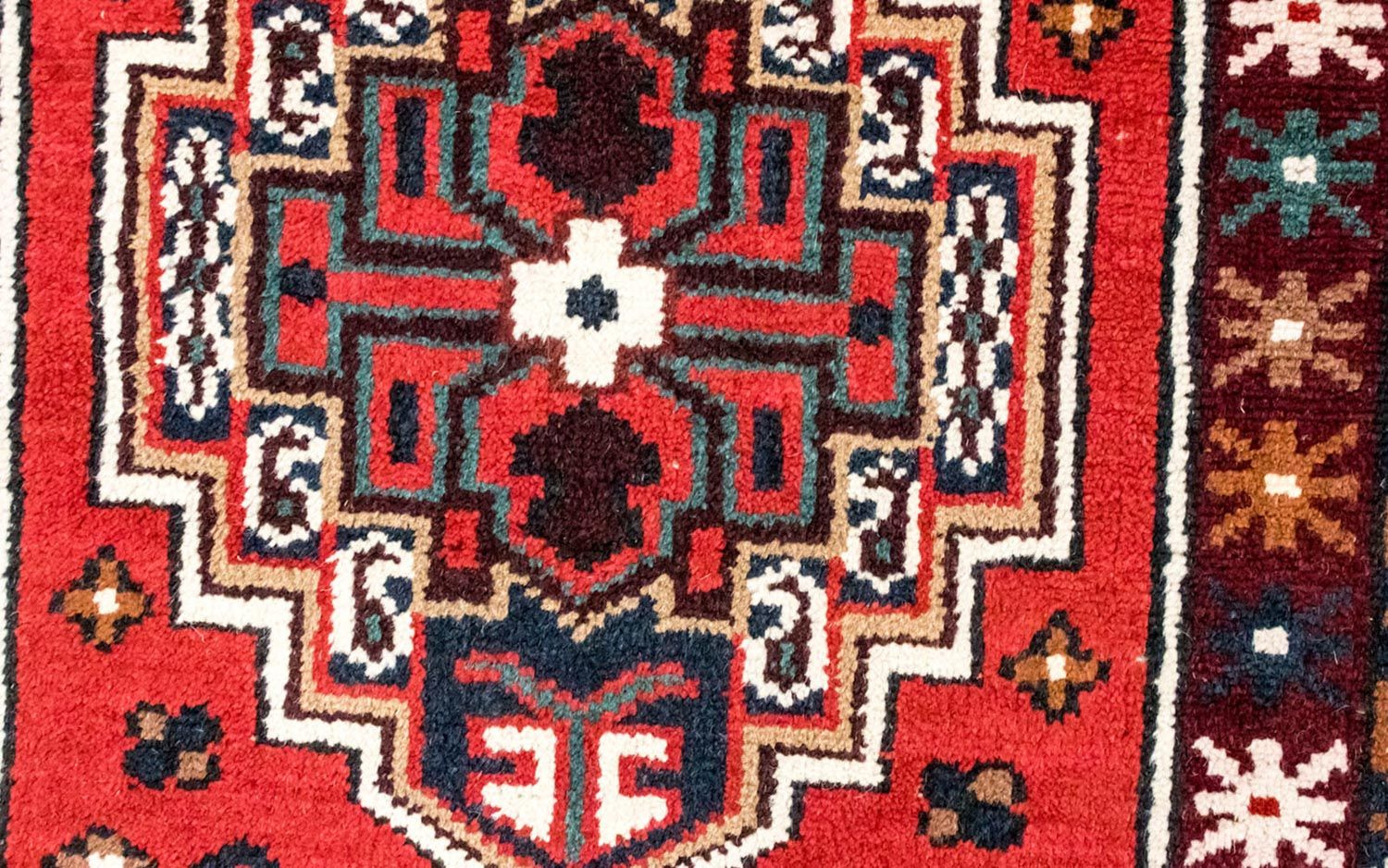 Orientalsk tæppe - 160 x 90 cm - rød