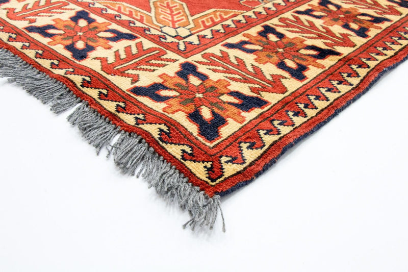 Afghansk tæppe - Hatshlu - 261 x 207 cm - blå