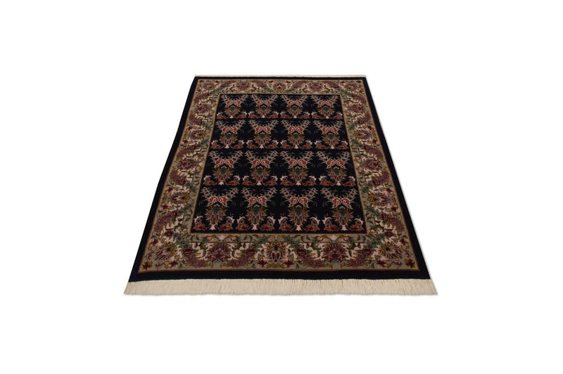 Persisk tæppe - Tabriz - Royal - 137 x 103 cm - mørkeblå