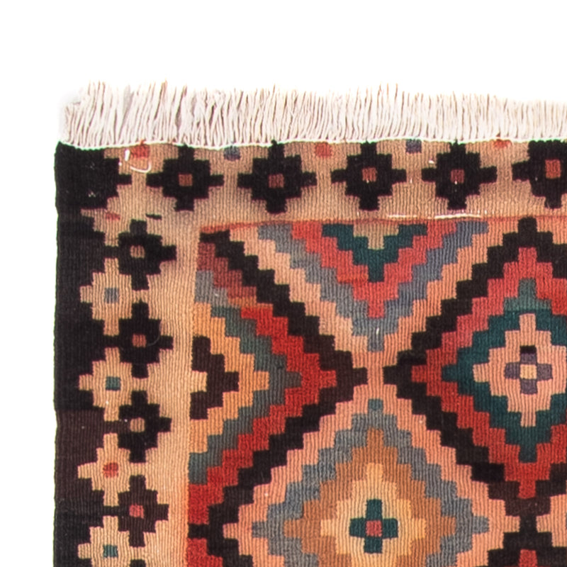 Løber Kelim-tæppe - gammelt - 225 x 112 cm - flerfarvet