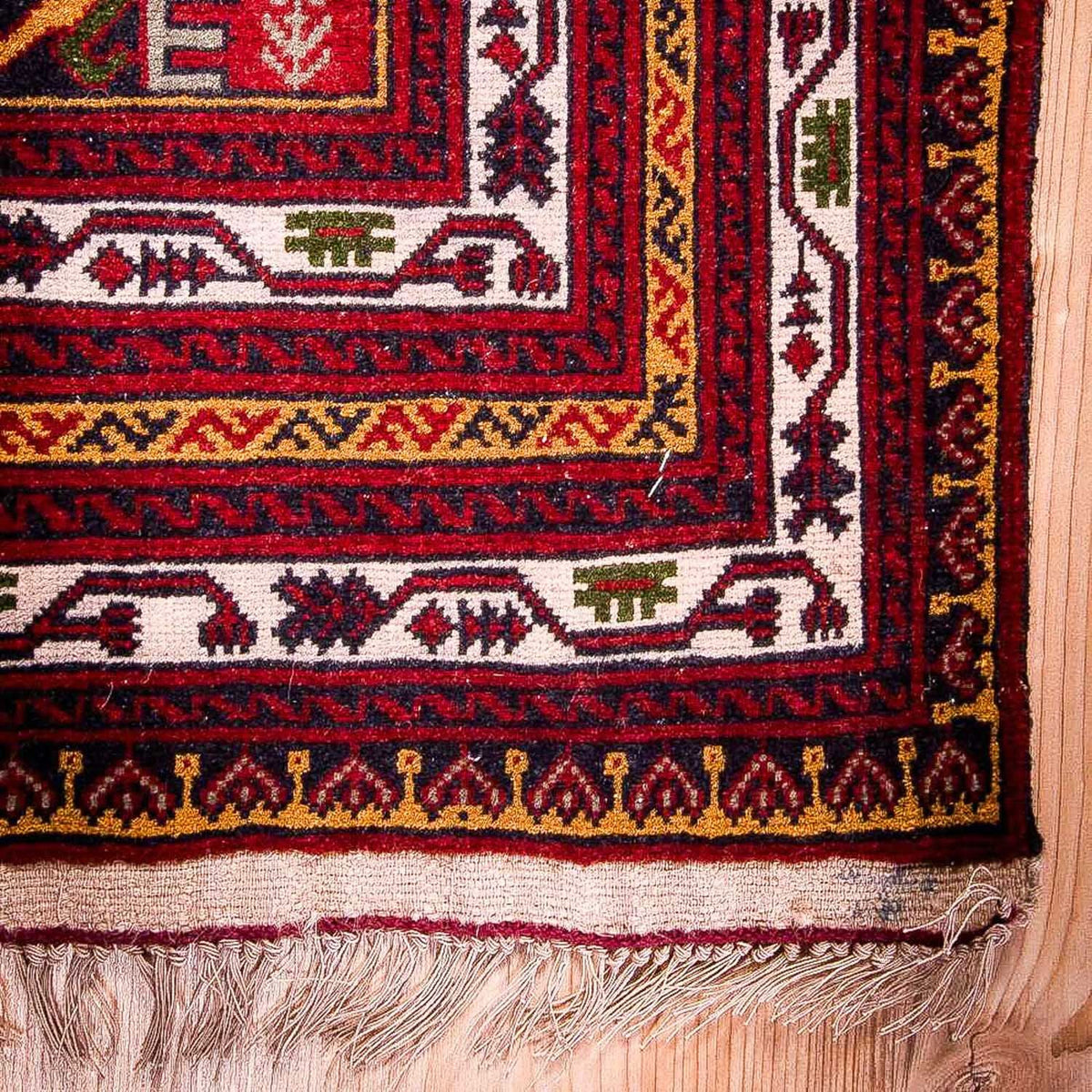 Afghansk tæppe - 145 x 92 cm - blå