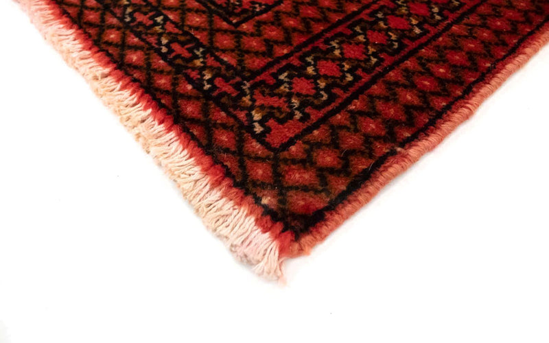 Turkaman-tæppe - 130 x 60 cm - rød